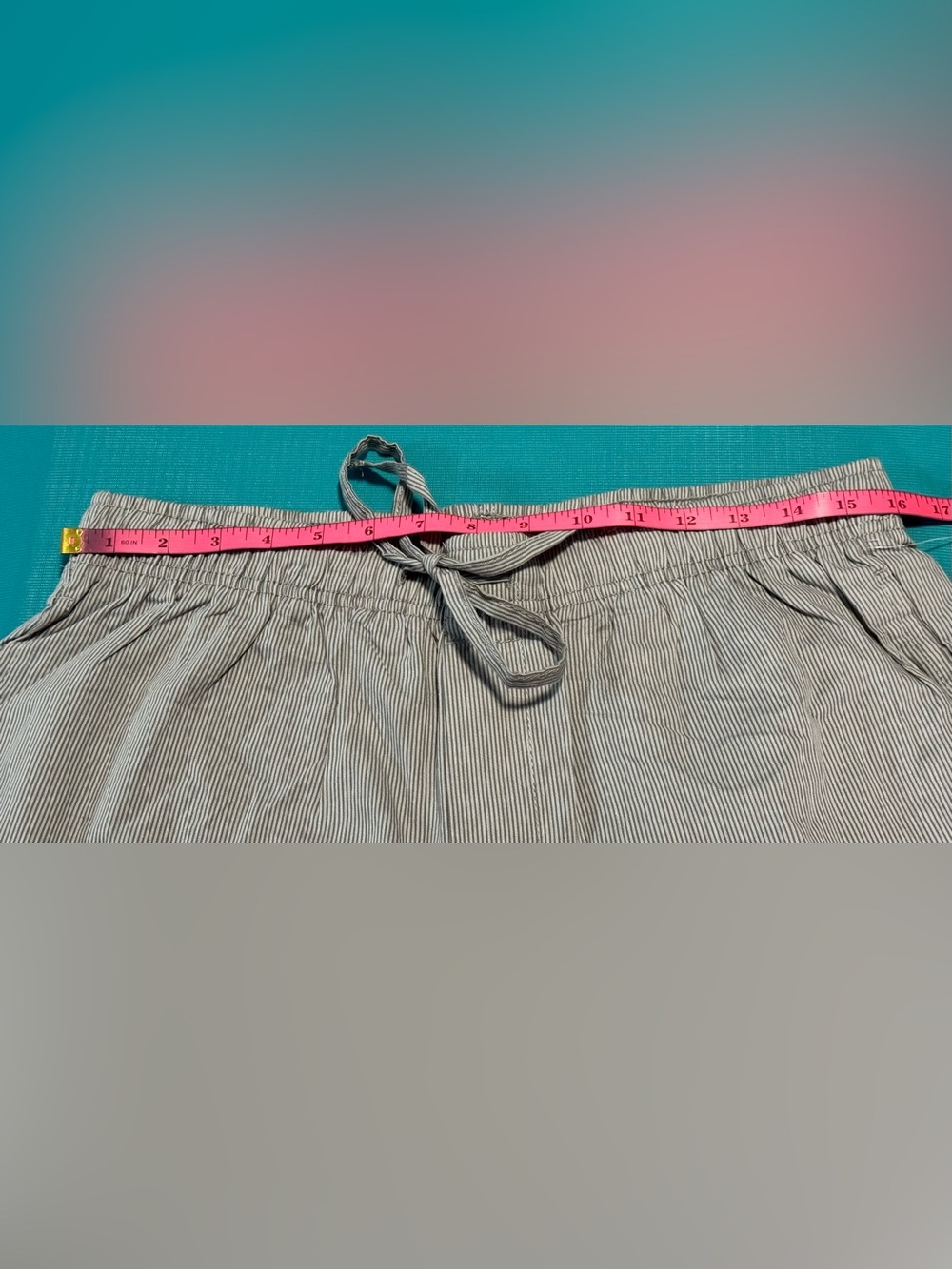 Men's Sonoma Goods For Life® Woven Essential Pajama Pants in Dark Gray Pinstripe - Picture 10 of 12